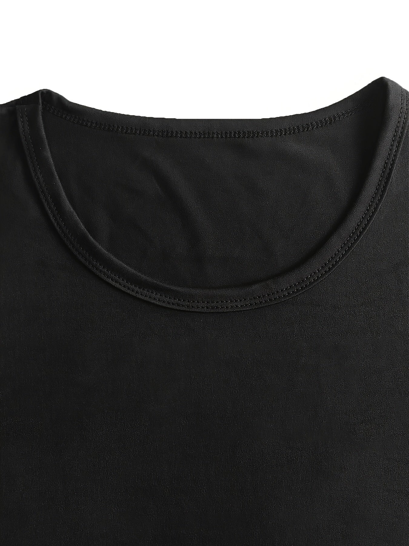 Women's Large Short Sleeve T-Shirt with Diamond Stitching and Rhinestones