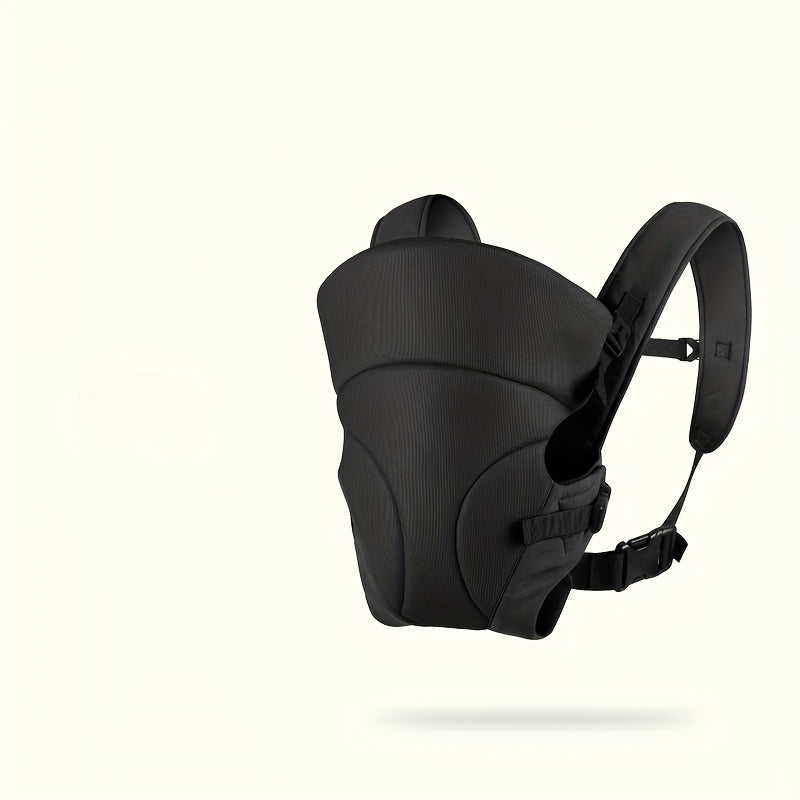 Kids Carrier with Hat Adjustable Straps Polyester Front and Back Carry in Black Red Blue Orange