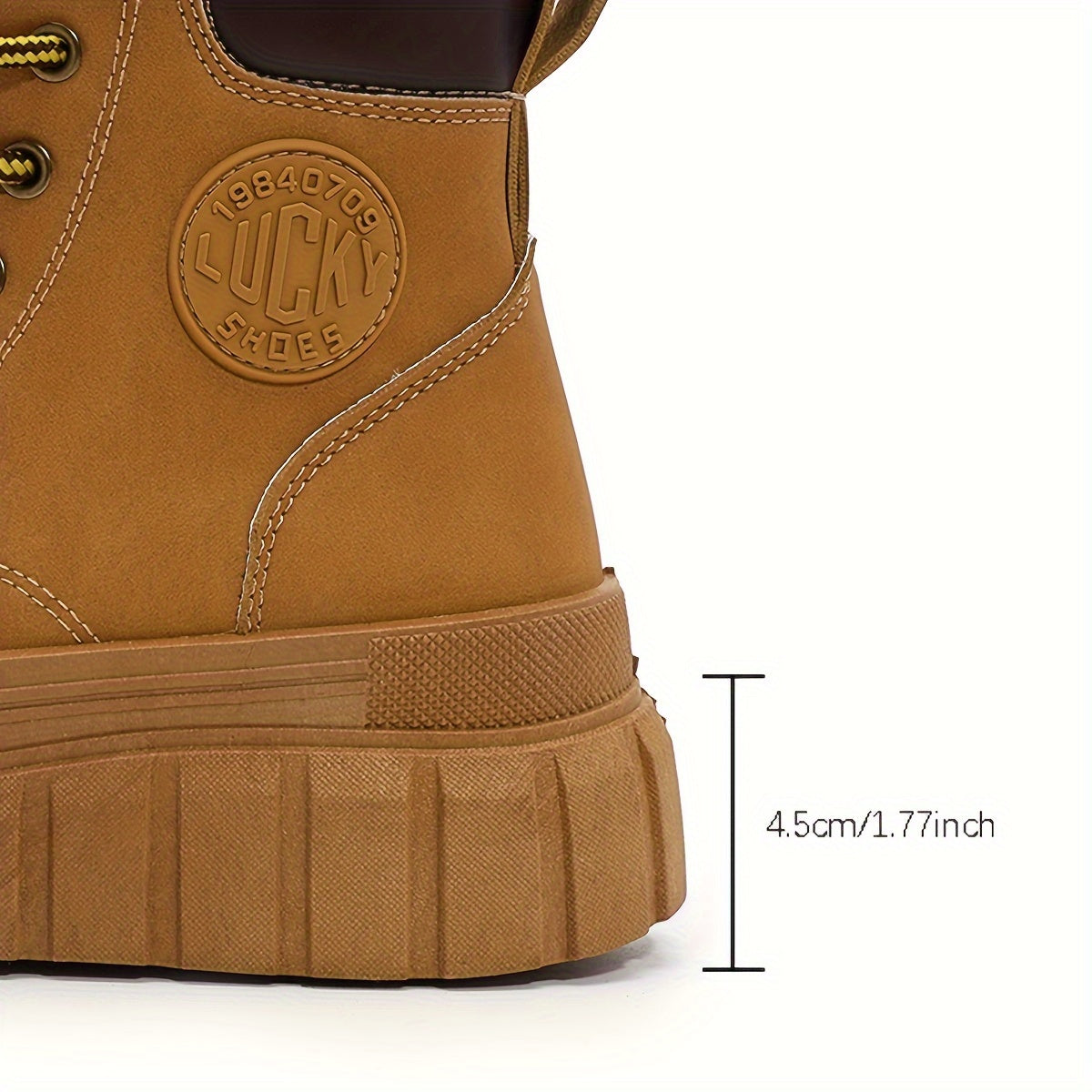 Women Casual High Top Sneakers Outdoor Boots Thick Sole Lace-up