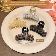 Kundalik soch aksessuari sifatida foydalanish uchun 4 ta zamonaviy tutqich.