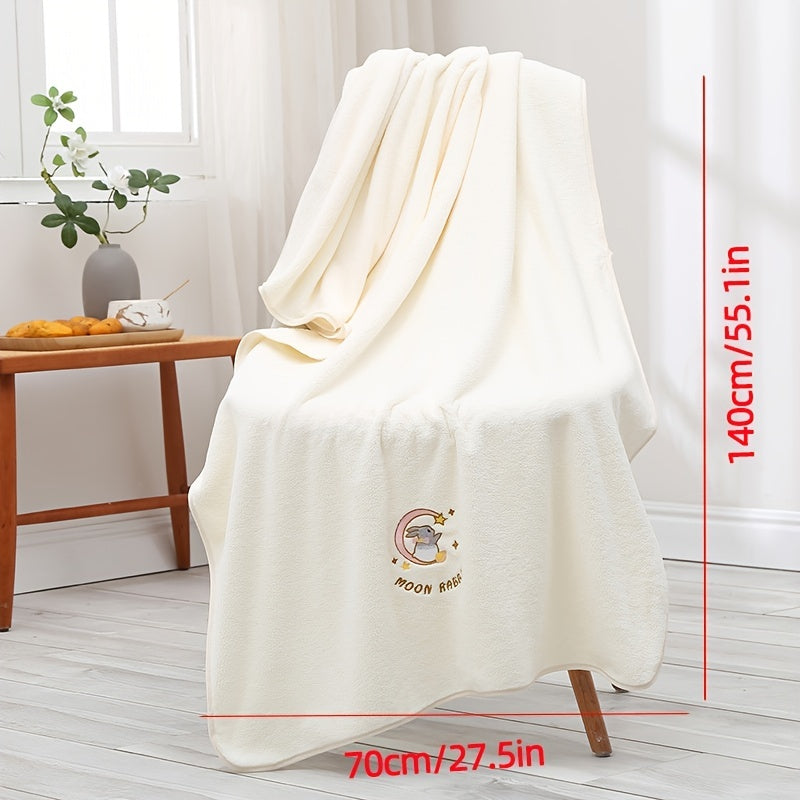 Yumshoq multfilm quyon sochiq to'plami - yuqori singdiruvchi, tez quriydigan aralashma hammom uchun zarur narsalar.