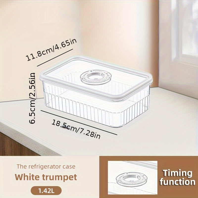Juego de 3 recipientes apilables y herméticos para almacenamiento de alimentos en la cocina