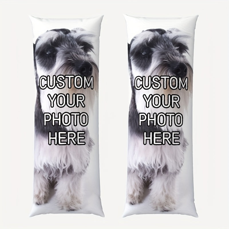 Personalized Body Pillowcase Custom Photo Double-Sided Plush Gift for Home Decor