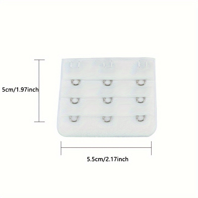10 Pcs Adjustable Bra Strap Extenders with 3 Hooks for Women Lingerie