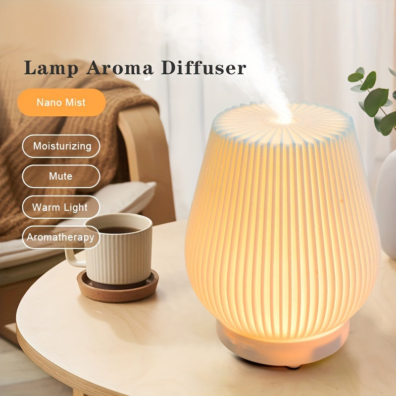Humidifier And Aroma Diffuser 200ml Multi-Color Night Light Quiet Timer
