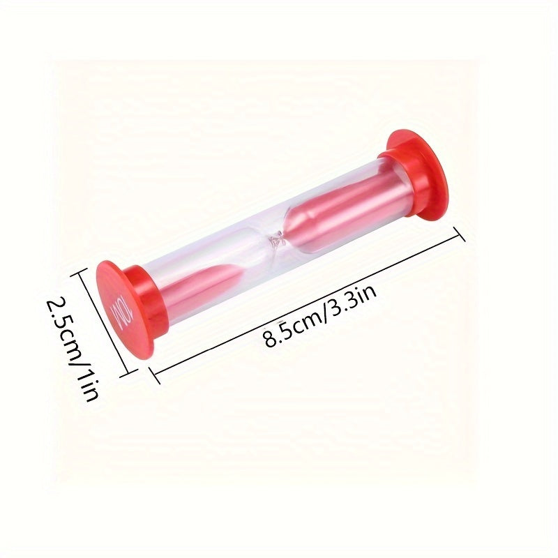 Set of 6 Colorful Mini Sand Timers for School Office Use