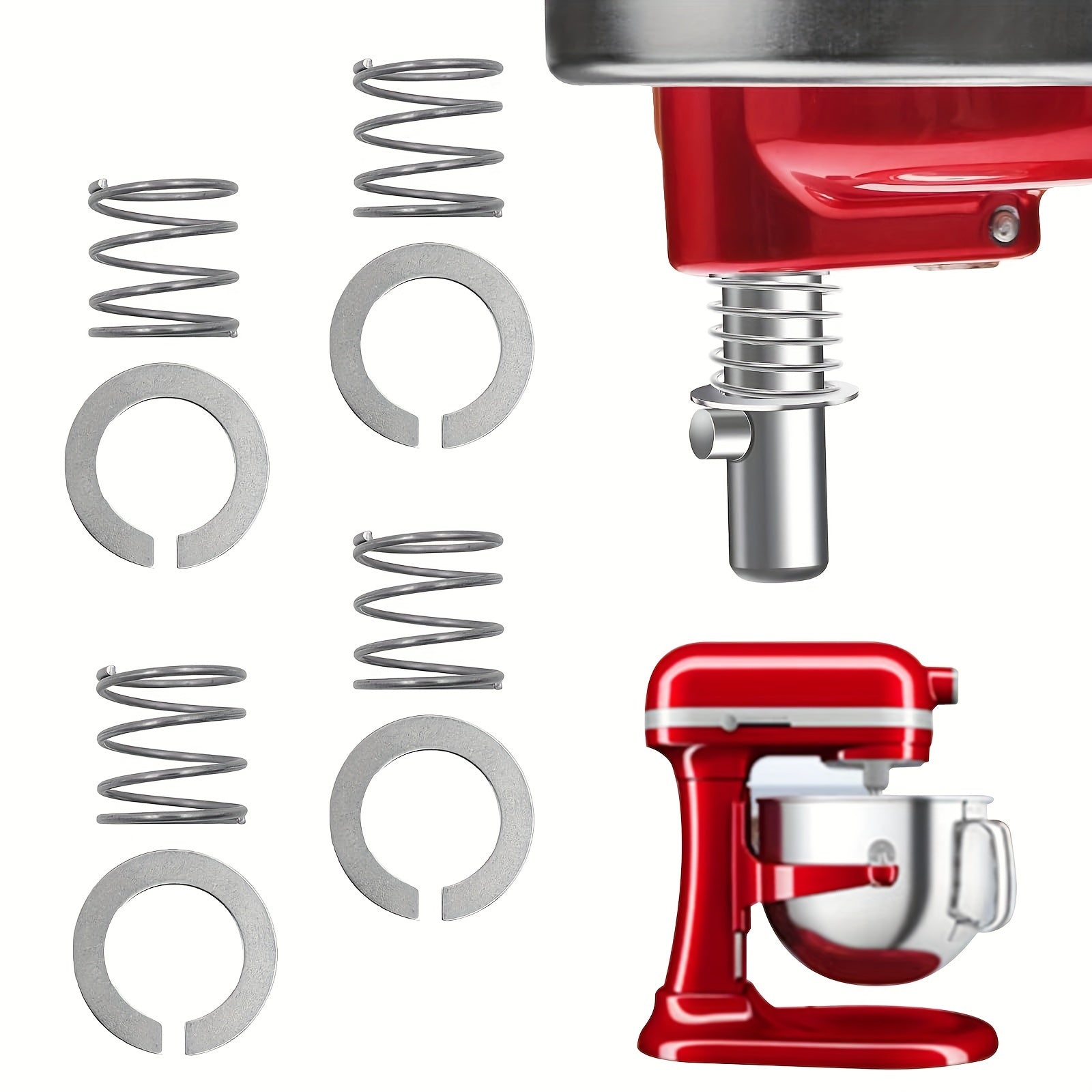 Stainless Steel Blender Spring va Washer Set 3.5 dan 8 Quart oshxona texnikalari uchun