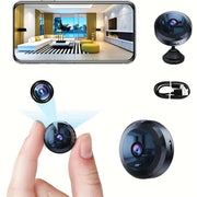 WiFi Security Camera with Night Vision Mobile App Remote Monitoring Self-Adhesive Non-Waterproof