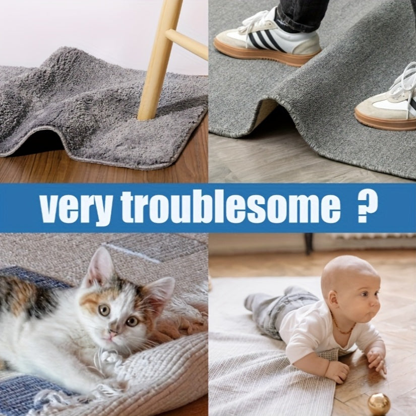 Black And White Carpet Retainer 4/8/12/16/20 Inch Non-Slip Floor Tile Mat