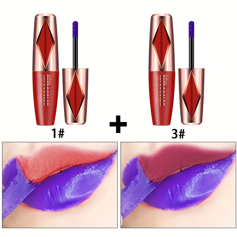 Women Matte Lip Gloss Long-Lasting Waterproof Velvet Lipstick in Vibrant Colors