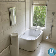 2 Waterproof Shoe Hooks for Non-Perforated Surfaces, Bathroom Kitchen Bedroom Organizer