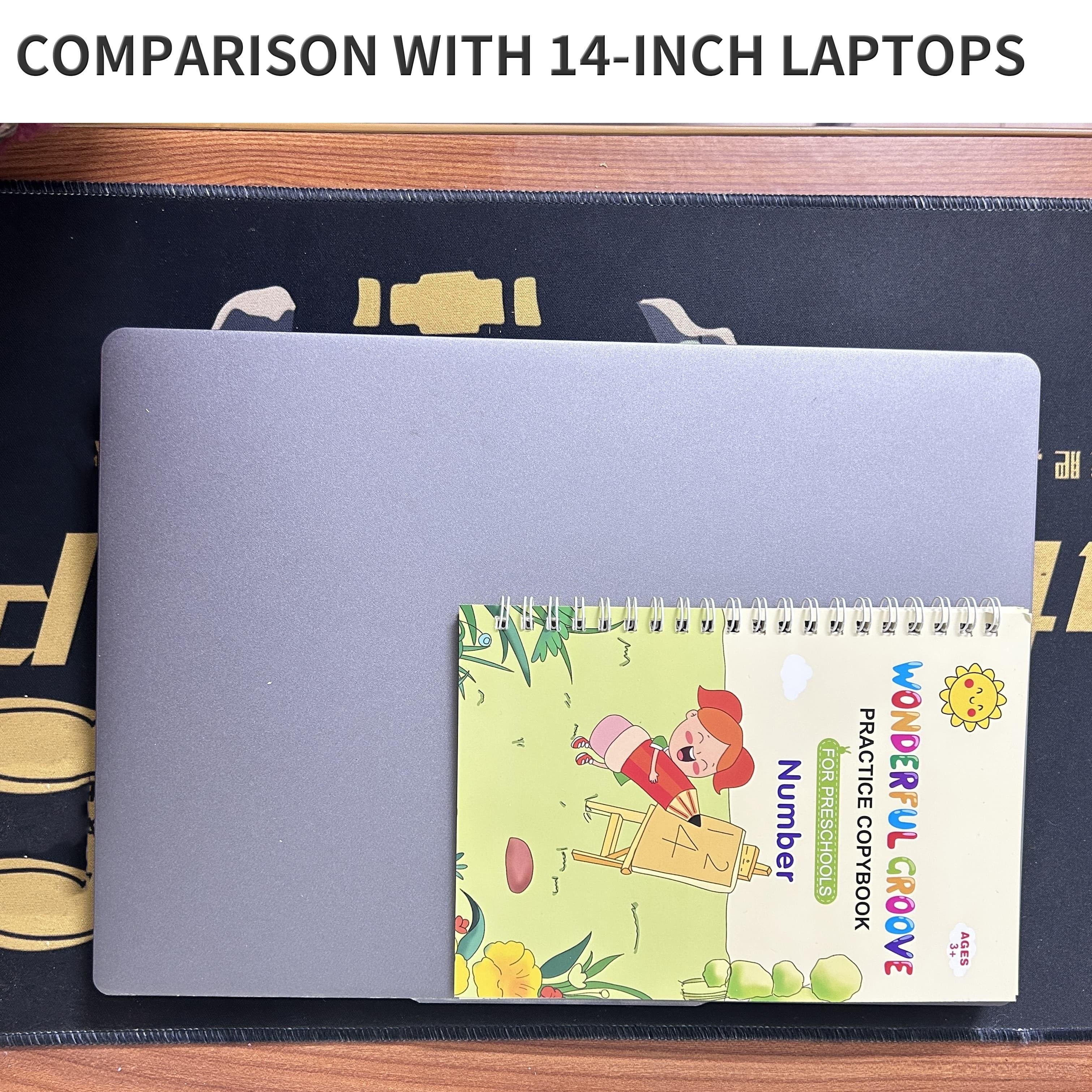 Libros reutilizables de caligrafía y escritura a mano para aprendizaje temprano, set de 4 para niños de 3+ años