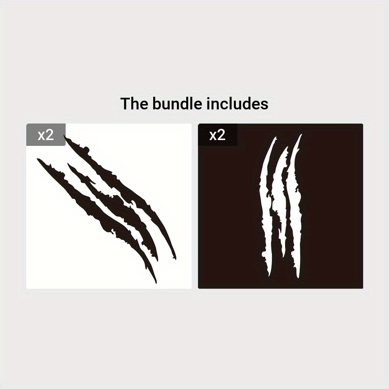 Yorug'likka qarshi vinil avtomobil stikerlari - suv o'tkazmaydigan qora tirnoq belgilari uchun faralar