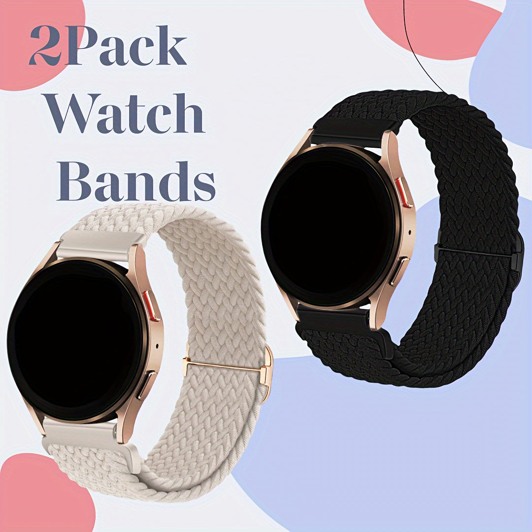 Nylon Smartwatch Band for Samsung Galaxy Watch 4 5 6 7 Classic Active 2 45mm 40mm 44mm 42mm 46mm 43mm 47mm