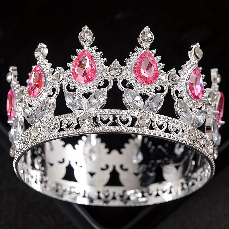 Nayrangli to'y soati uchun nafis to'y qiroli tiara, soch aksessuari