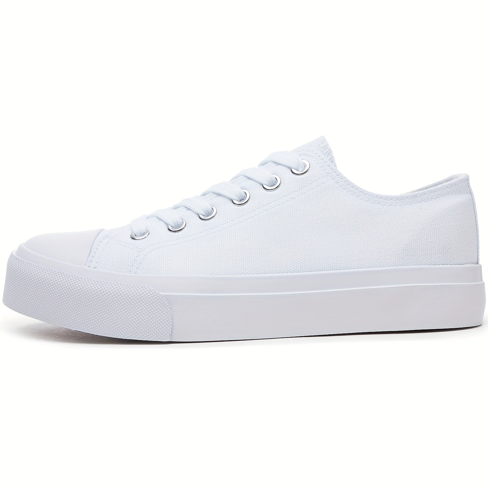 Ayollar uchun barcha mavsumlar uchun kundalik sport poyabzali qora oq lentalar kauchuk taglik