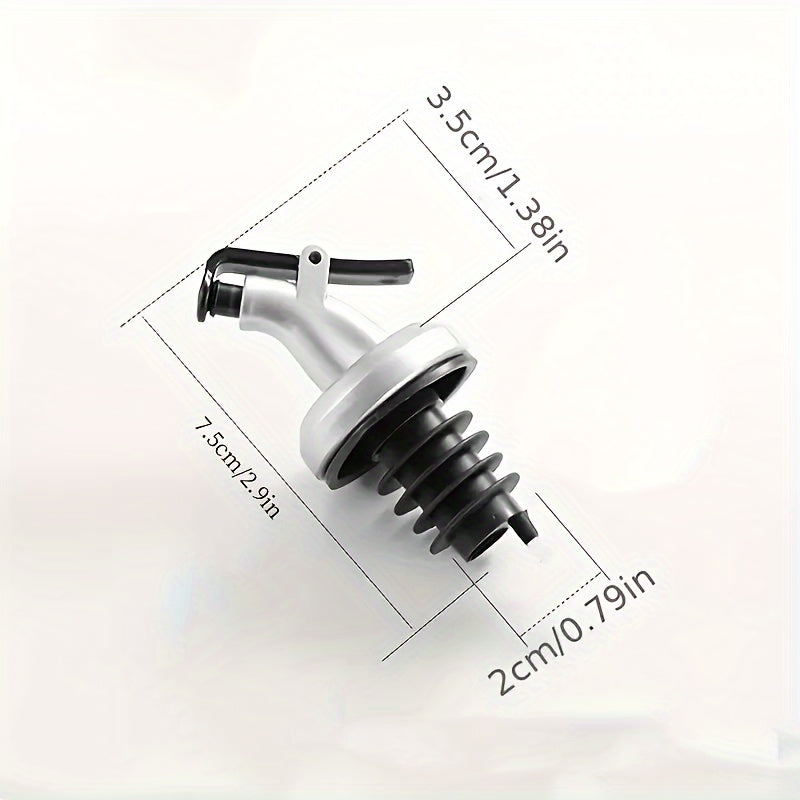 Leakproof Olive Oil and Vinegar Bottle Stoppers Set for Salad Dressing and Cooking 2 or 4 Pieces