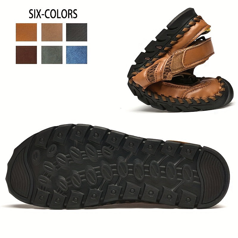 Men's Mesh Sandals with Adjustable Drawstring for Outdoor Casual Walking