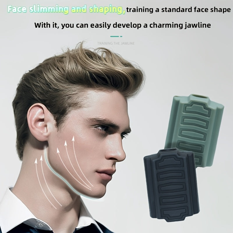 Silicone Jawline Exerciser Facial Trainer for Face Slimming and Masseter Muscle Toning