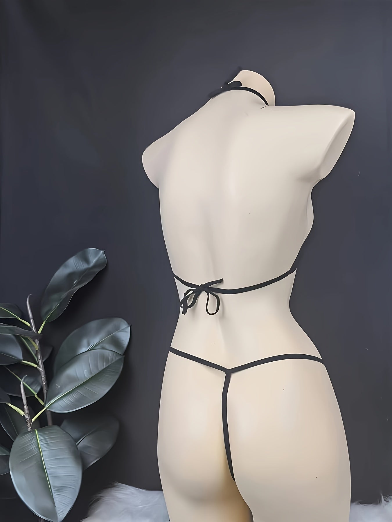 Women's Lace Mesh Bikini Set with Seductive Net Detailing