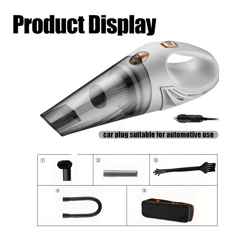 Portable Car Vacuum Cleaner Wet and Dry Handheld Cleaning Tool