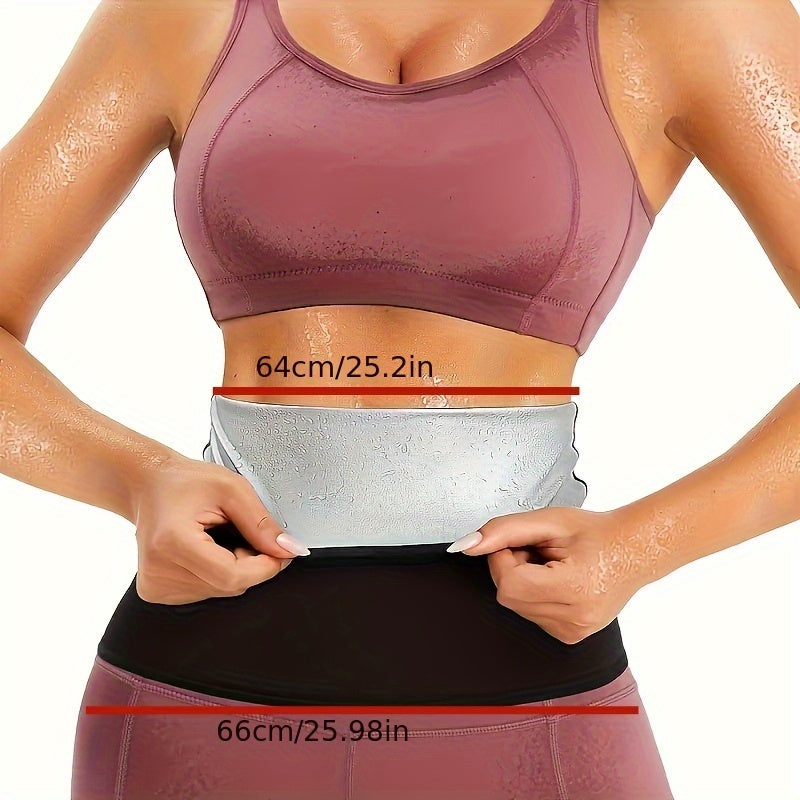 Women's Sweat-Sculpting Waist Belt for Fitness Training with Sweat-Wicking Material