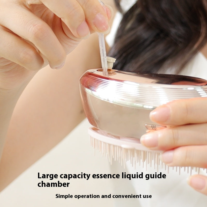 Portable Electric Scalp Massager with Vibration and Essential Oil Atomization for Head and Body Relaxation