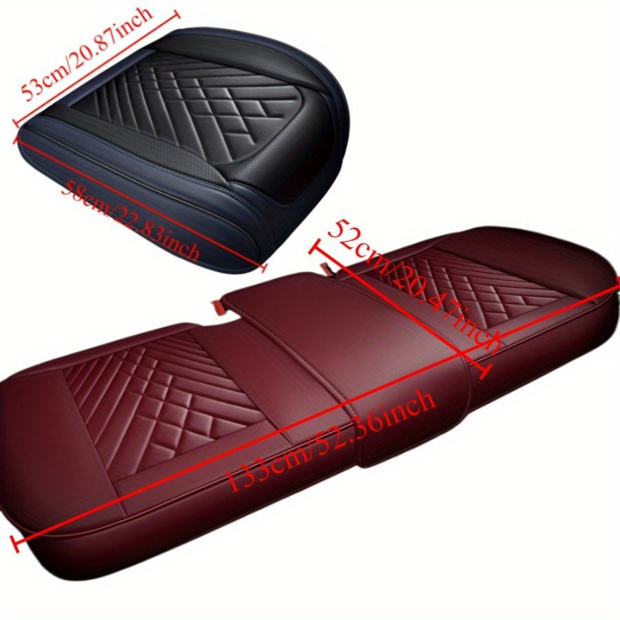 Full Coverage Seat Cushion for Driver’s Seat Universal Car Seat Protector Black Memory Foam