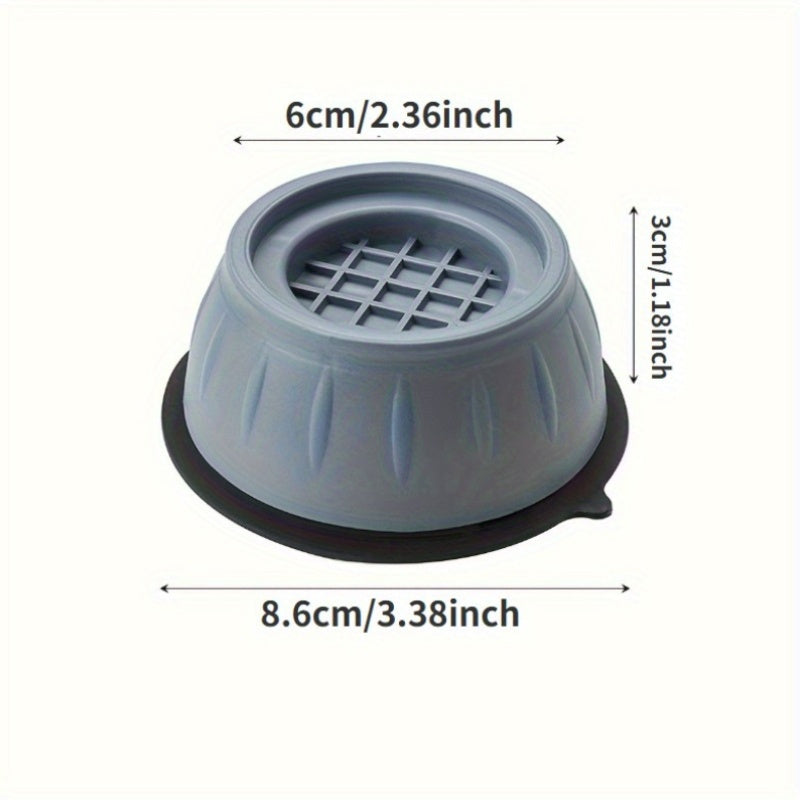 4 ta Anti-Vibration kir yuvish mashinasi uchun qo‘llab-quvvatlash oyoqlari va shovqin kamaytiruvchi padlar to‘plami