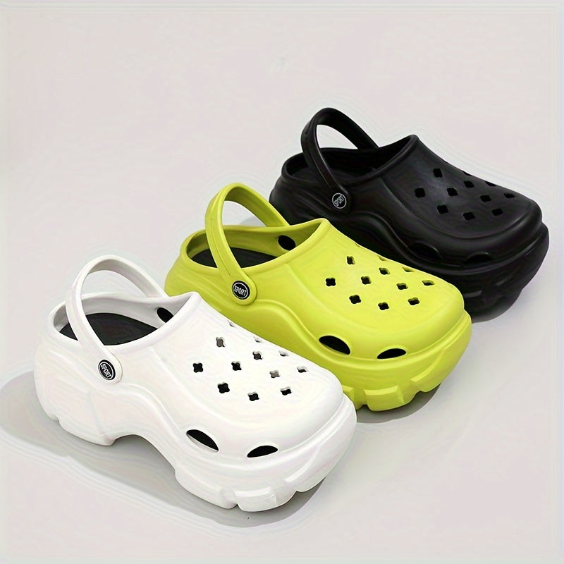 Women's Platform Chunky Clogs Non Slip Slide Sandals Outdoor Beach Shoes