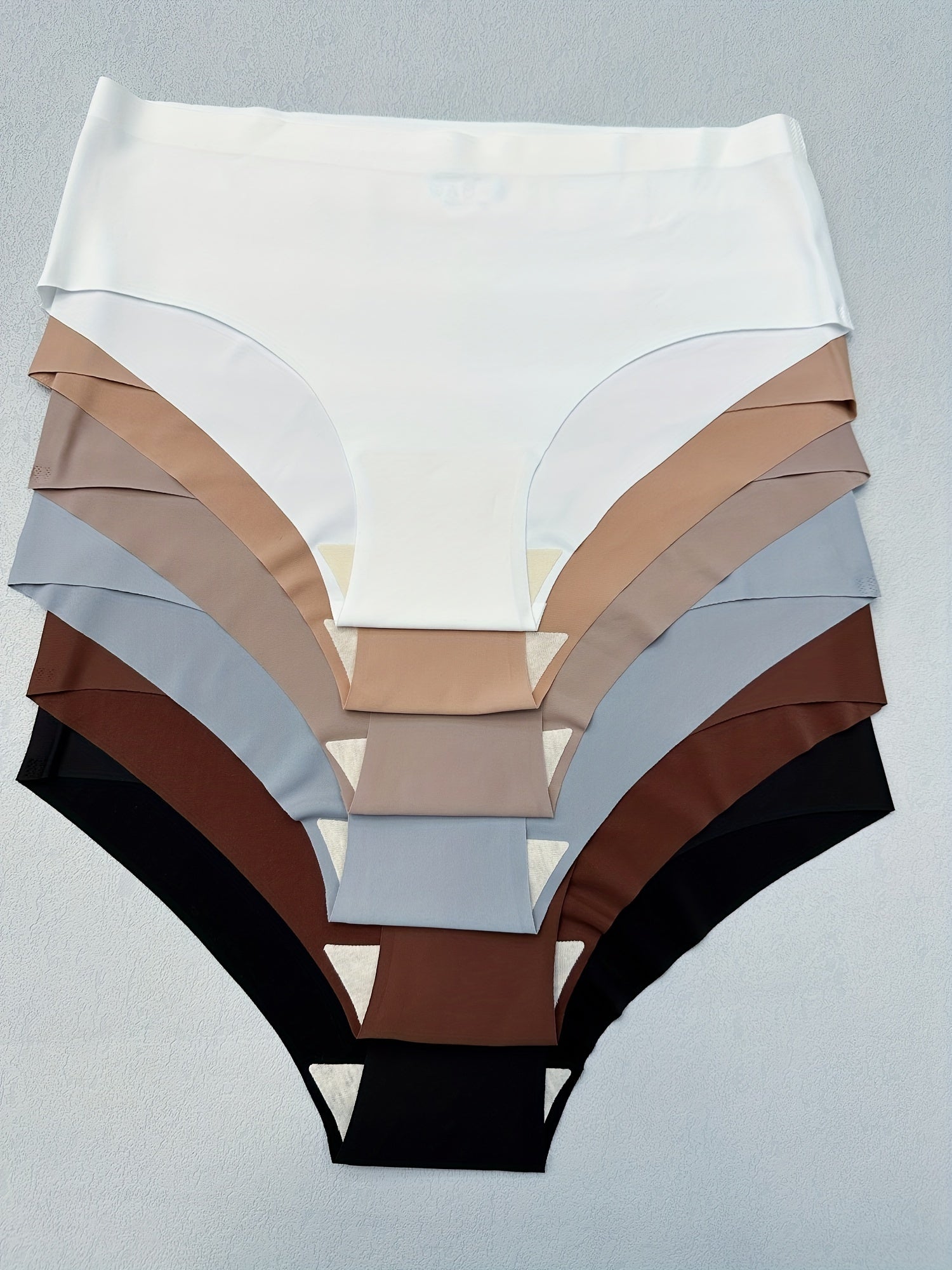 Women's Seamless Thongs 6 Pack Low Waist Soft Quick-Drying Breathable