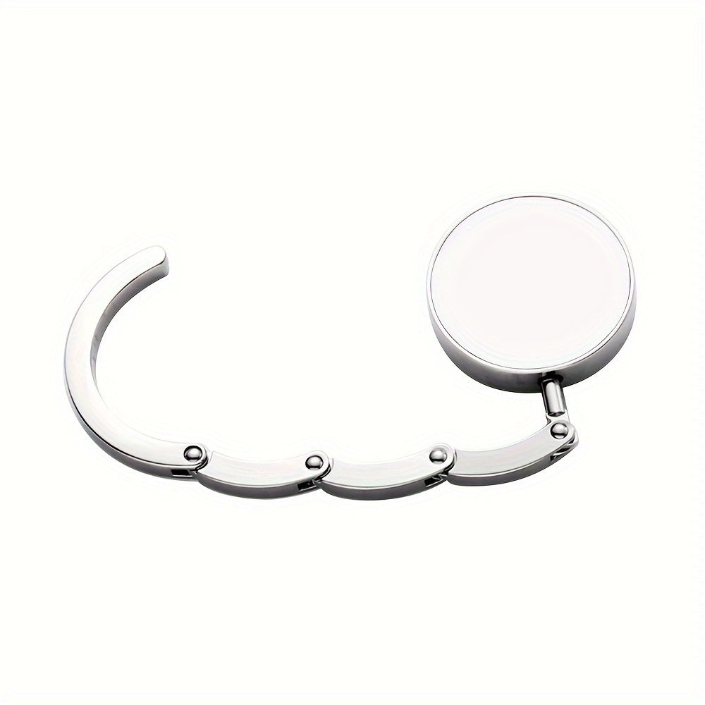 Set of 12 Zinc Alloy Handbag Hooks for Tables, Stylish Purse Hangers