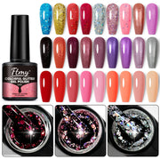 Women Gel Nail Polish Strong Bright Colors Long-Lasting