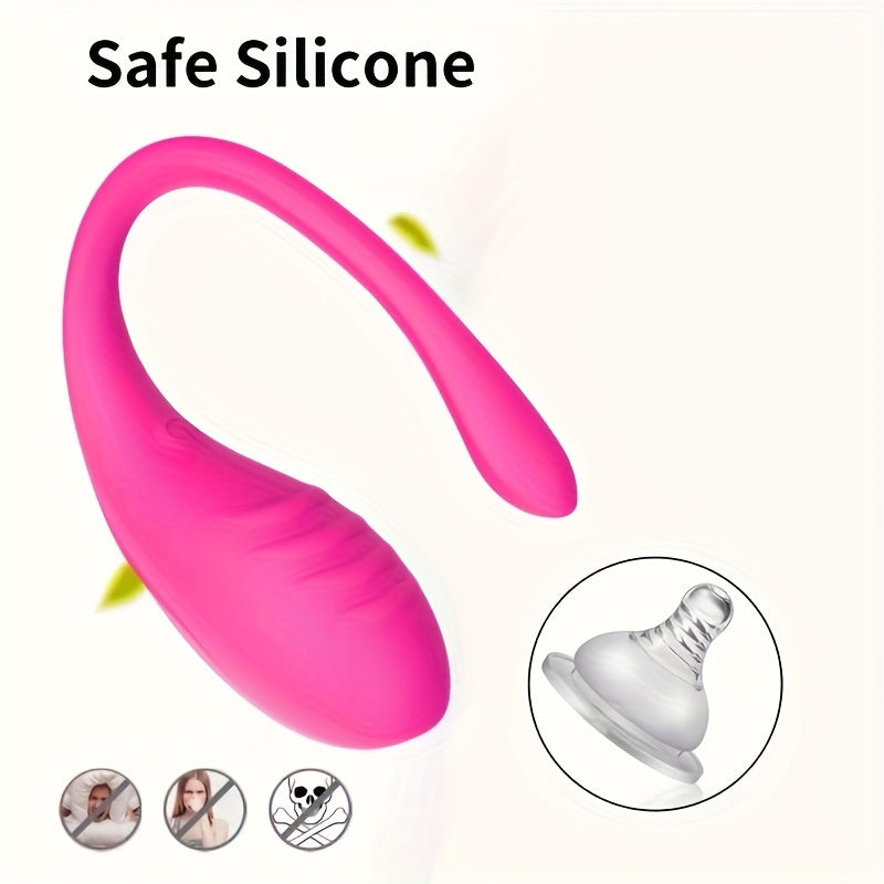 Rechargeable G-Spot Vibration Wand with App Control Silicone Clitoral Anal Stimulator