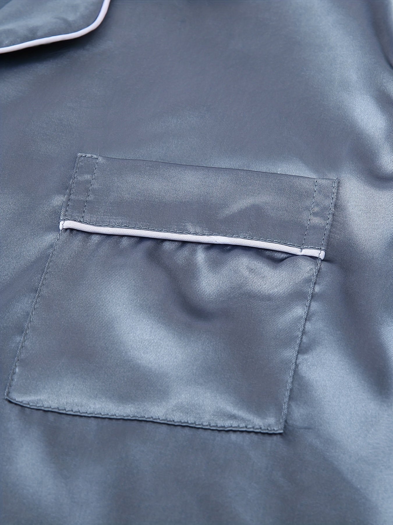 Women's Satin Pajama Set Three-Piece Solid Color Casual All-Season