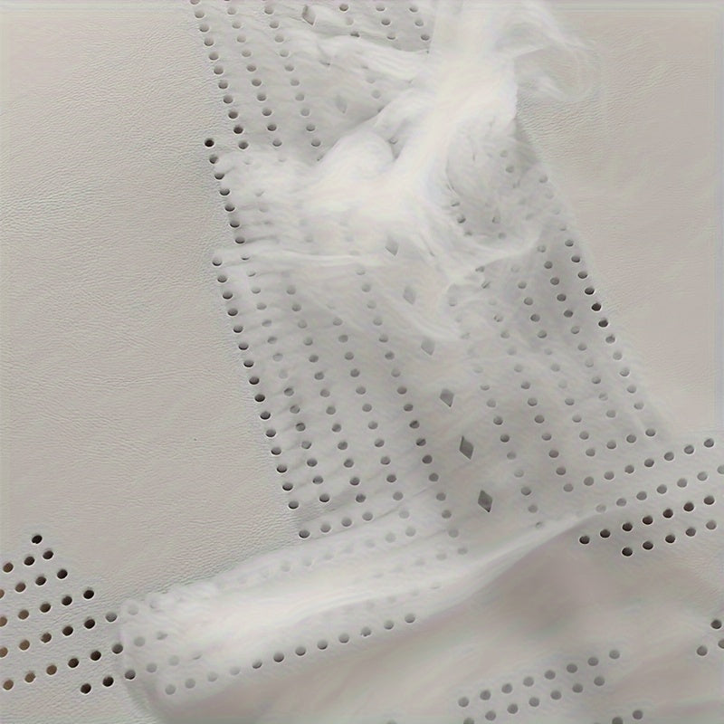 5 Seats Nappa Leather Car Seat Cover for Tesla Model Y/3 Breathable Front Rear Cushions