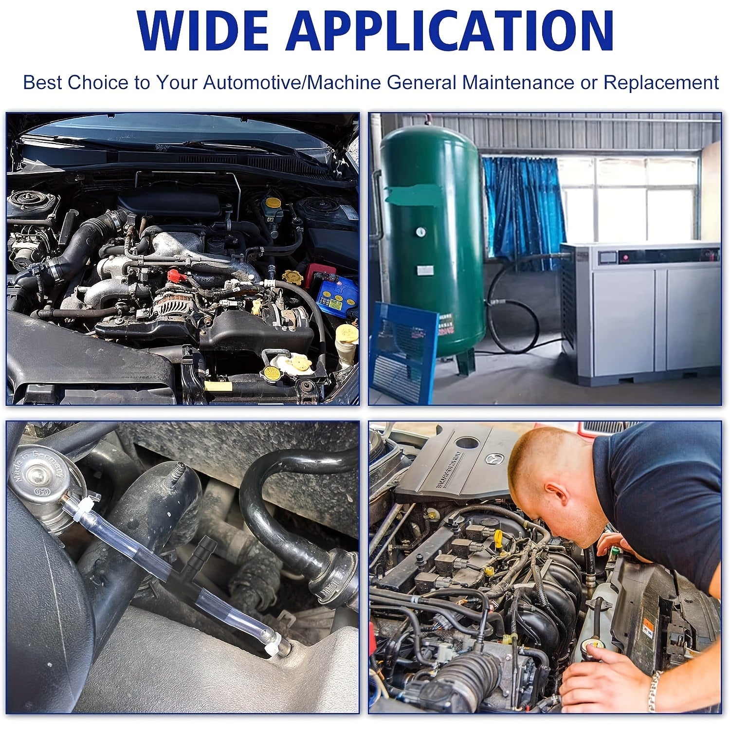 Turli xil Naylon vakuum ulanishlari issiqlikka chidamli 240°C avto ehtiyot qismlari to'plami