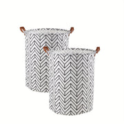 Large Waterproof Collapsible Laundry Basket with Handles for Dorms and Home Storage