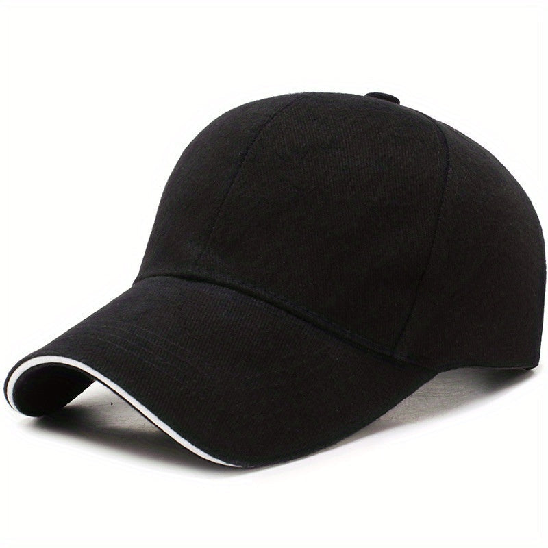 Low Profile Solid Color Baseball Cap Unisex Dad Hat for Men Women