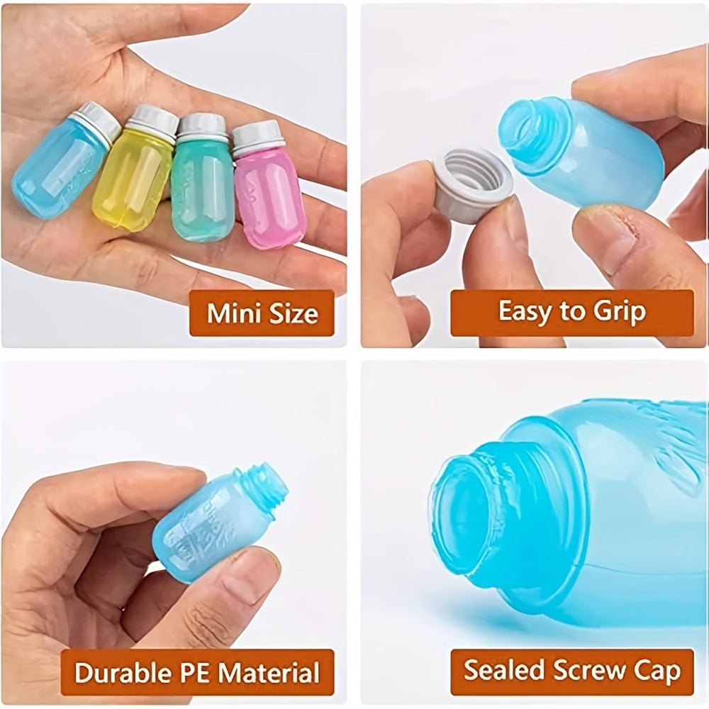 16 mini recipientes portátiles para salsas para bento, aderezo para ensalada, dispensadores de kétchup