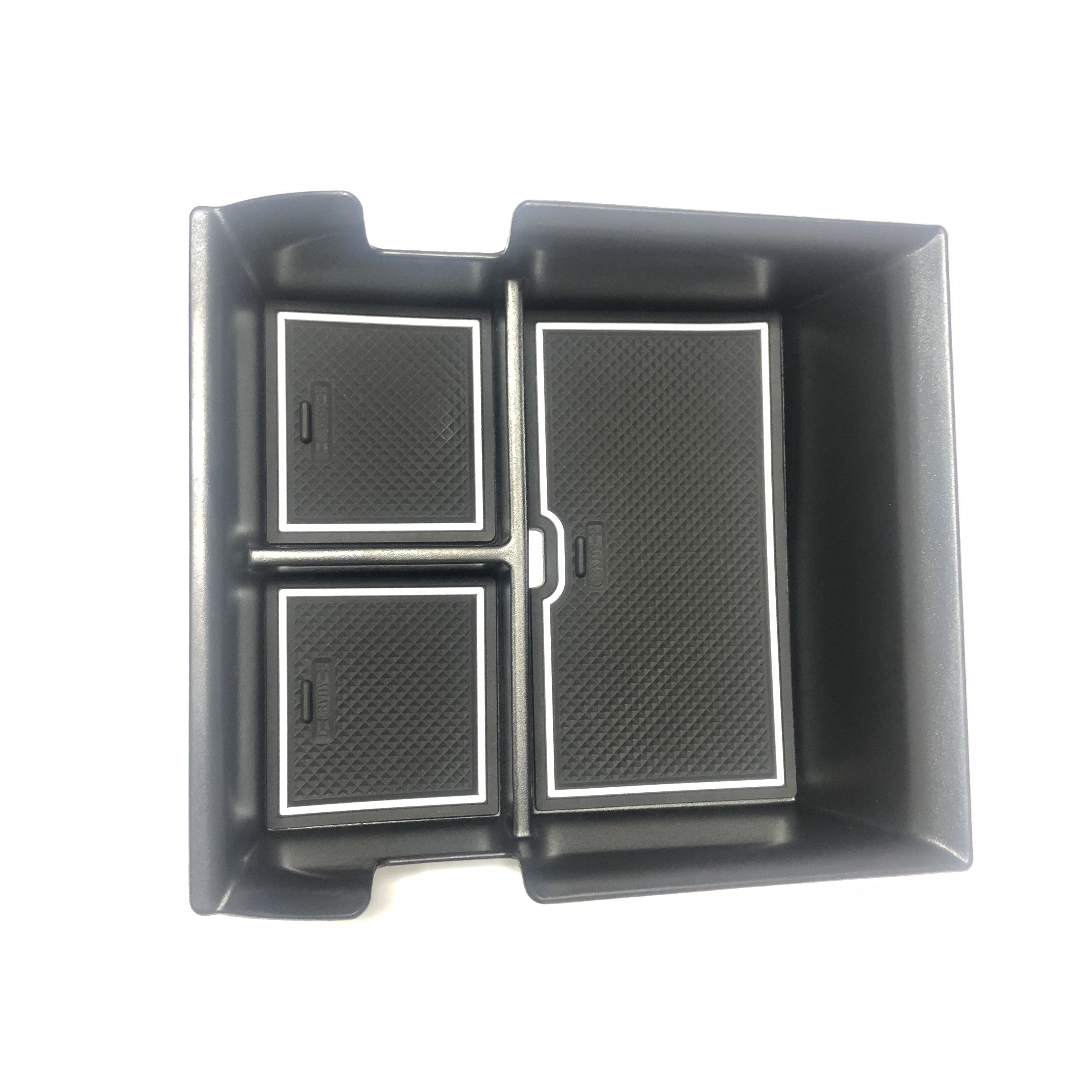 Center Console Organizer Tray for SUV Non-slip Storage Box Car Interior Accessories