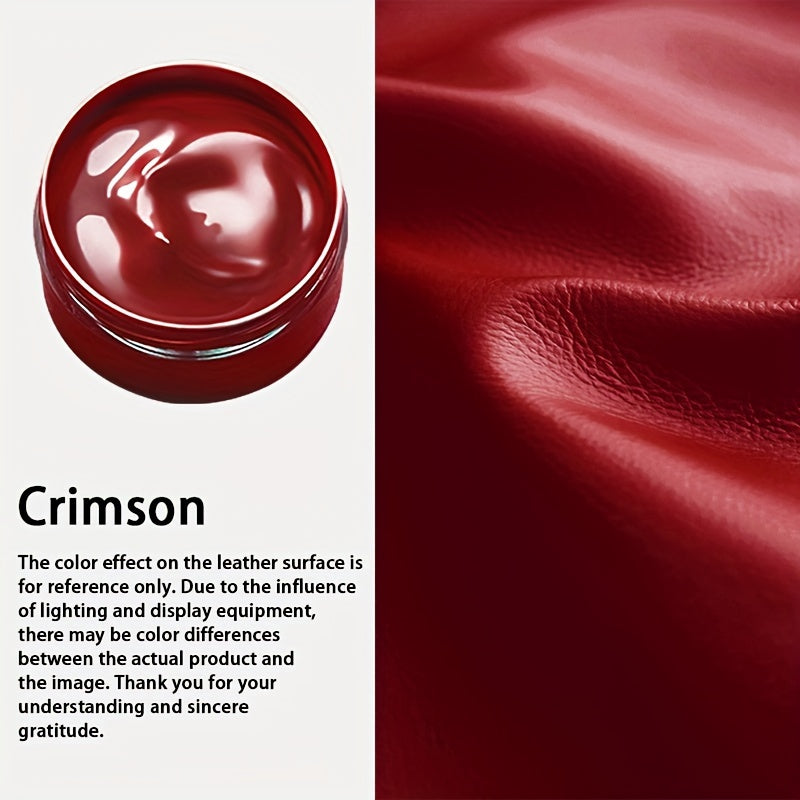 Leather Dye for Shoes and Leather Repair - White, Repair Cream, Leather Color