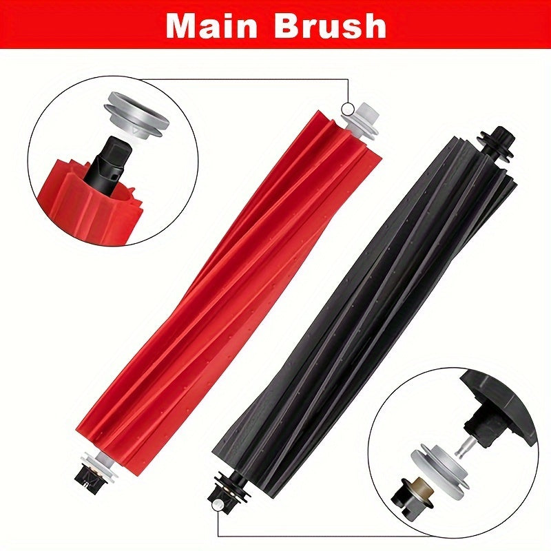 Roborock changyutgichlari uchun 25 ta aksessuar to'plami, asosiy cho'tkalar, HEPA filtrlar, matolar, yon cho'tkalar, chang sumkalari va boshqa almashtirish qismlarini o'z ichiga oladi.