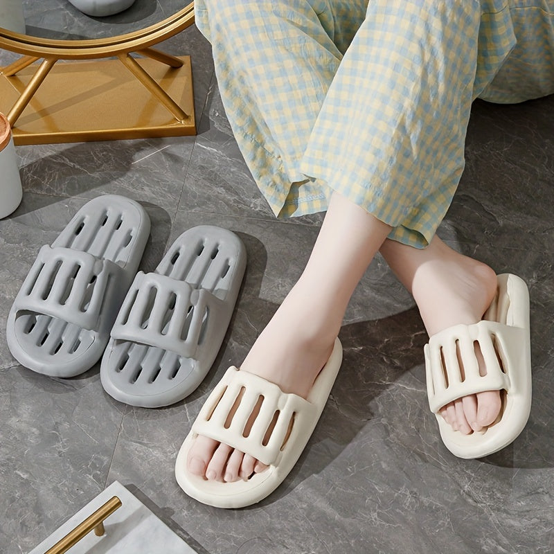 Women's Quick-Dry EVA Slide Sandals Open-Toe Summer Indoor Outdoor