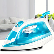 Sayohat uchun portativ kiyimlar bug'lovchi, oq va ko'k, kompakt temir qilish mashinasi