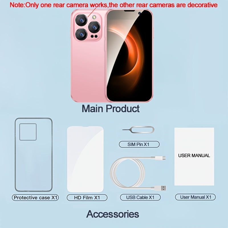 Мини смартфон 3.0 дюйма 2ГБ ОЗУ 16ГБ ПЗУ Dual SIM Распознавание лица Android 9.0