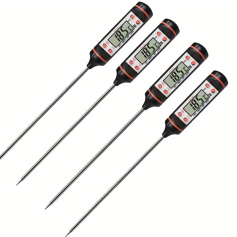 Digital Food Thermometer for Meat Water Oil with Stainless Steel Probe