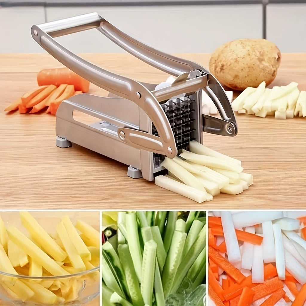 Multifunctional Stainless Steel Vegetable Cutter for Dicing Potatoes and French Fries
