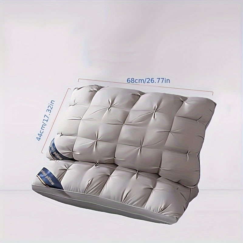 Almohada de espuma viscoelástica transpirable para soporte del cuello y la columna vertebral para dormitorio y sala de estar