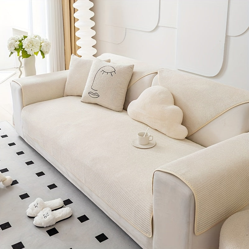1 шт. Непромокаемый чехол для дивана Защита мебели, для спальни, офиса, гостиной, домашнего декора. Чехол для подлокотника и спинки подушки продаются отдельно.